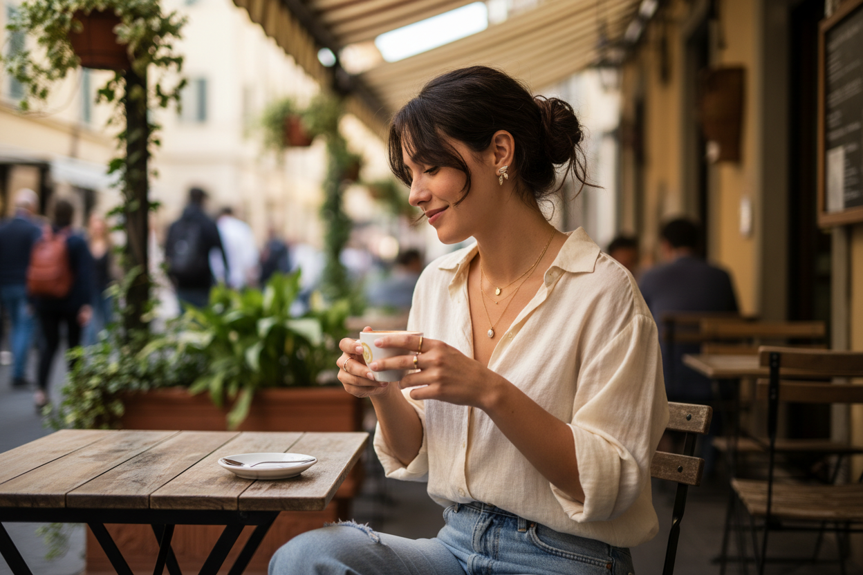 Lässiges Café Lifestyle